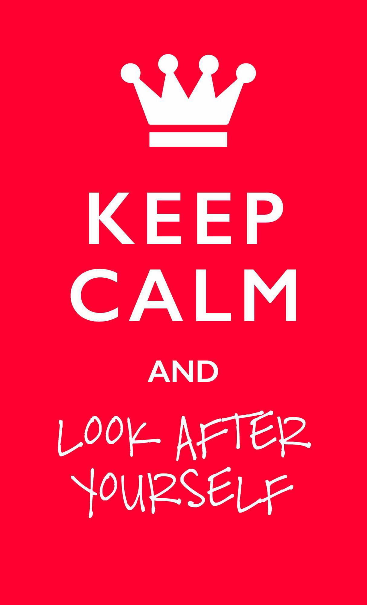 Hey Girls keep calm and look after yourself 