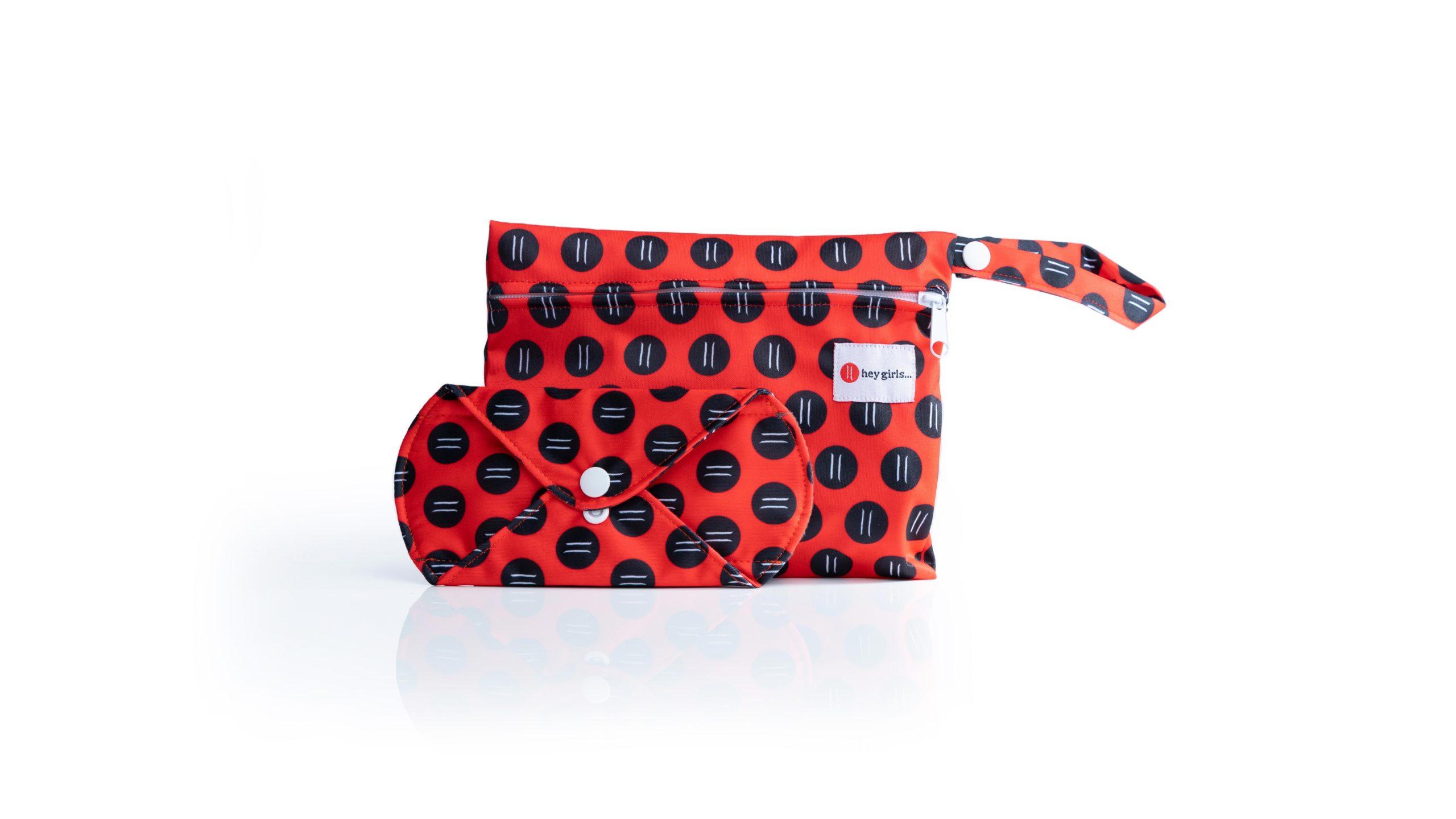 Red Reusable Panty Liners - Image 4