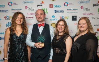 Award win - Credit Social Enterprise UK - hey girls group photo from event