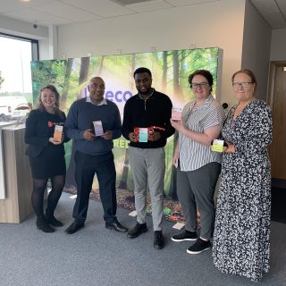Ailsa Colquhoun and Lyreco Ireland staff