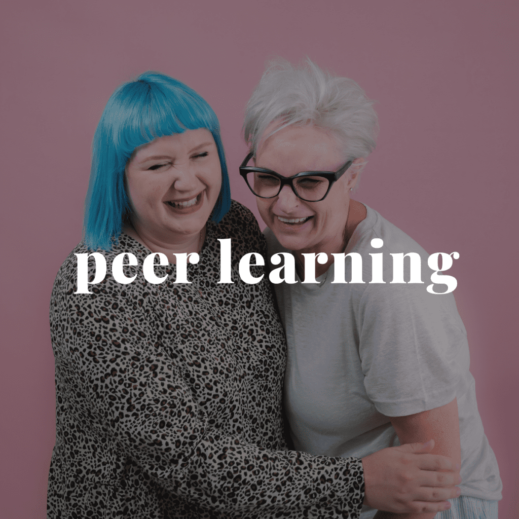 peer learning lunch and learn hey girls