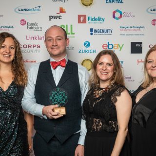 Award win - Credit Social Enterprise UK - hey girls group photo from event