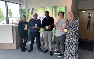 Ailsa Colquhoun and Lyreco Ireland staff