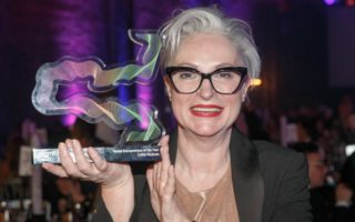 Hey Girls - Celia with her award